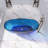64'' x 29.6'' Soaking Resin Bathtub