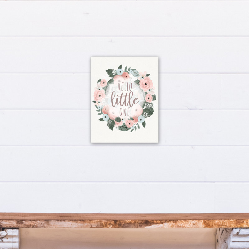 Art sur toile hello little one Blankenship, H 14 po x l 11 po x P 1,25 po
