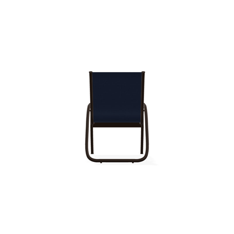 Fauteuil de patio Gardenella, Bleu marine 13D Sunbrella®, Kona texturé