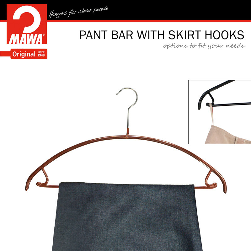 Cintre en métal Euro Skirt, Cuivre