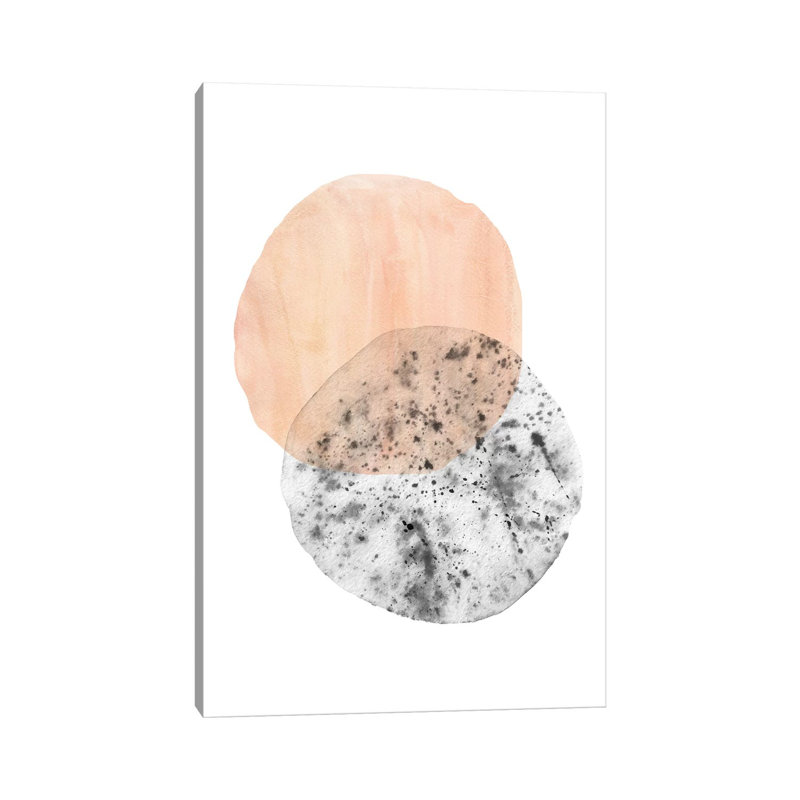 Shapes 1 Piece Painting on Canvas, 66.04cm H x 45.72cm W x 3.81cm D, Wrapped Canvas