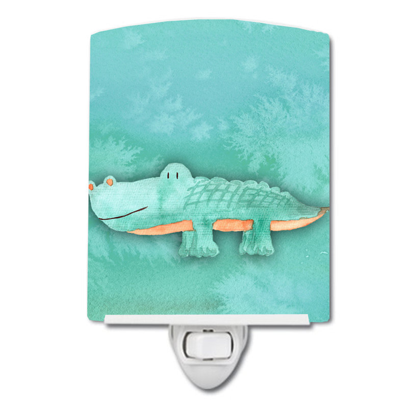 Alligator Ceramic Night Light