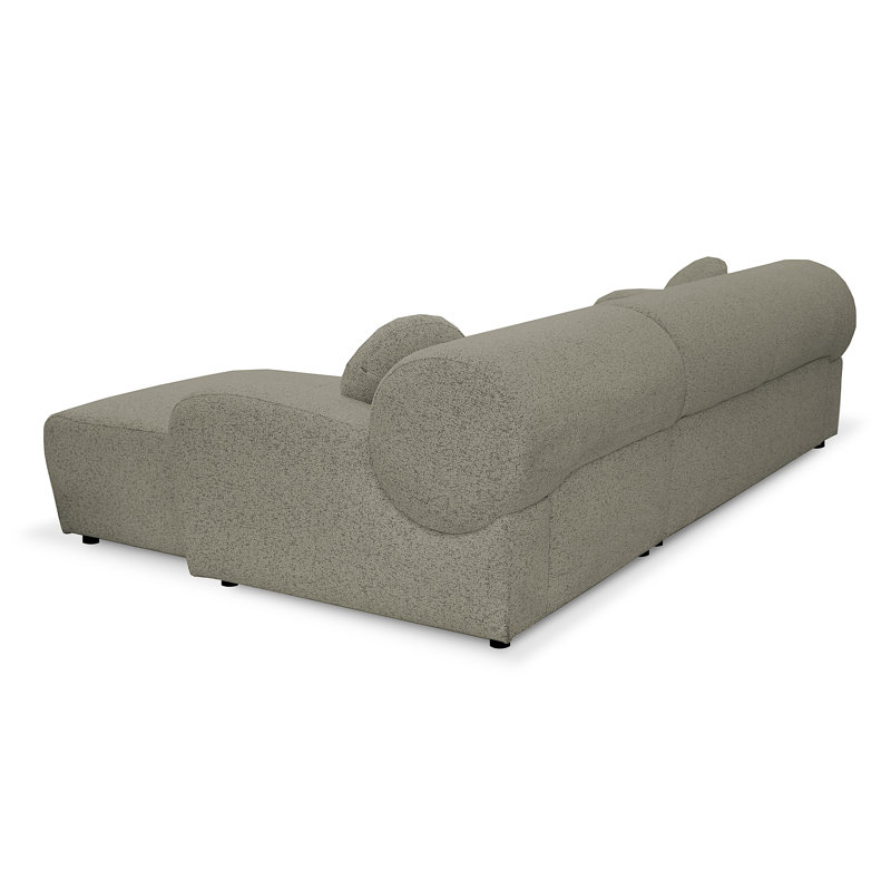 4 Seater Corner Sofa, Left Hand Facing, Taupe Grey