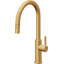 Corsano Contemporary Pull Down Kitchen Faucet with Button Sprayer High Arc Spout and ST Series Handle-1762405596
