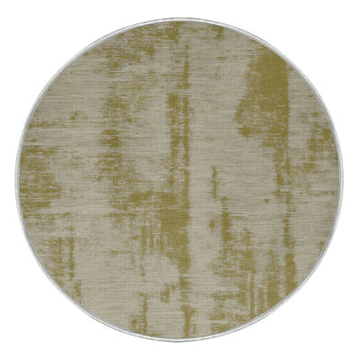Machine Washable Abstract Beige Area Rug