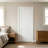 32 in. x 80 in. x 1-3/8 in. Shaker White Primed 2-Panel Wooden Interior Door Slab,Package contains one door Slab