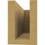 Block Block Woodgrain TimberThane Raider Tail, apprêté brun clair-88143502