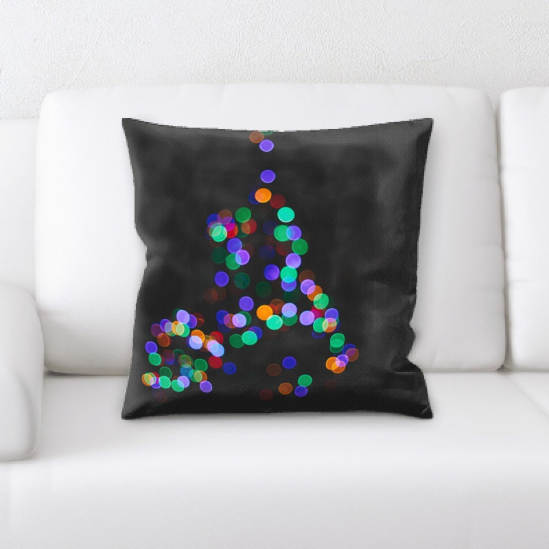 Sharp Microsuede Reversible Throw Pillow