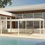 19 pi. L 10 pi. Pergola en aluminium