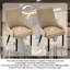 Chunnu 116.84cm H Tufted Upholstered Metal Side Chair-2032117183