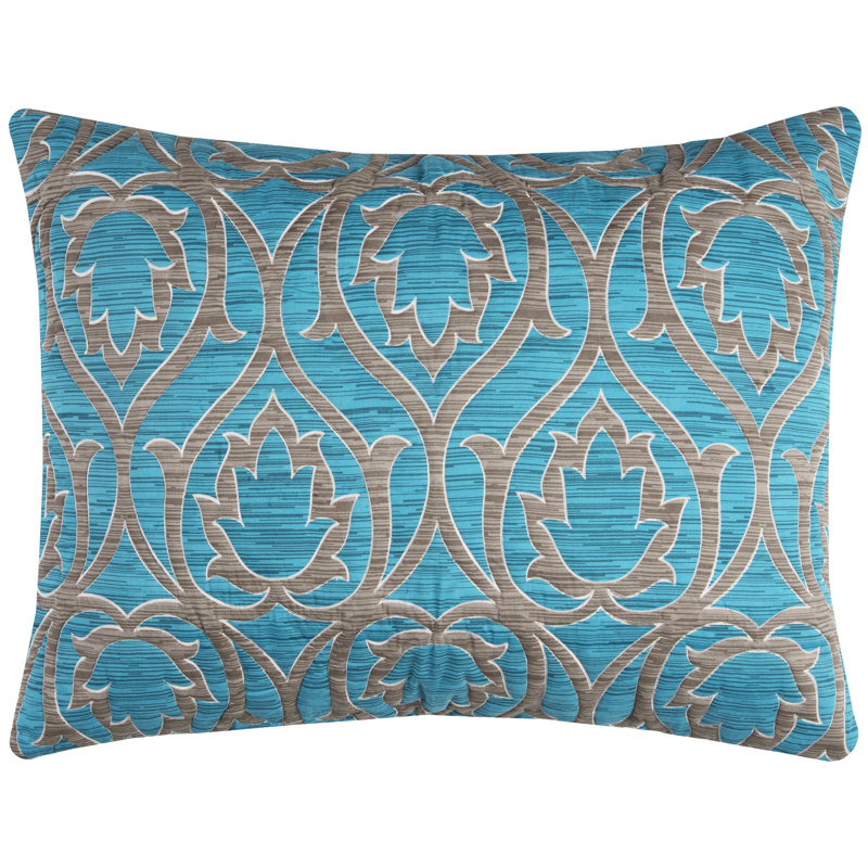 Trellis Damask Sham Set, Standard