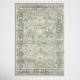Sherwood Oriental Steel Graphite Area Rug