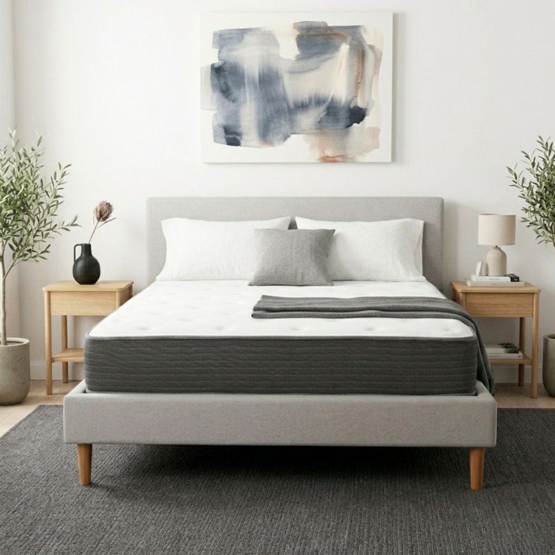  Tribble 8 in. Gel Memory Foam Hybrid Bed in a Box Mattress, Queen, Queen, 8"
