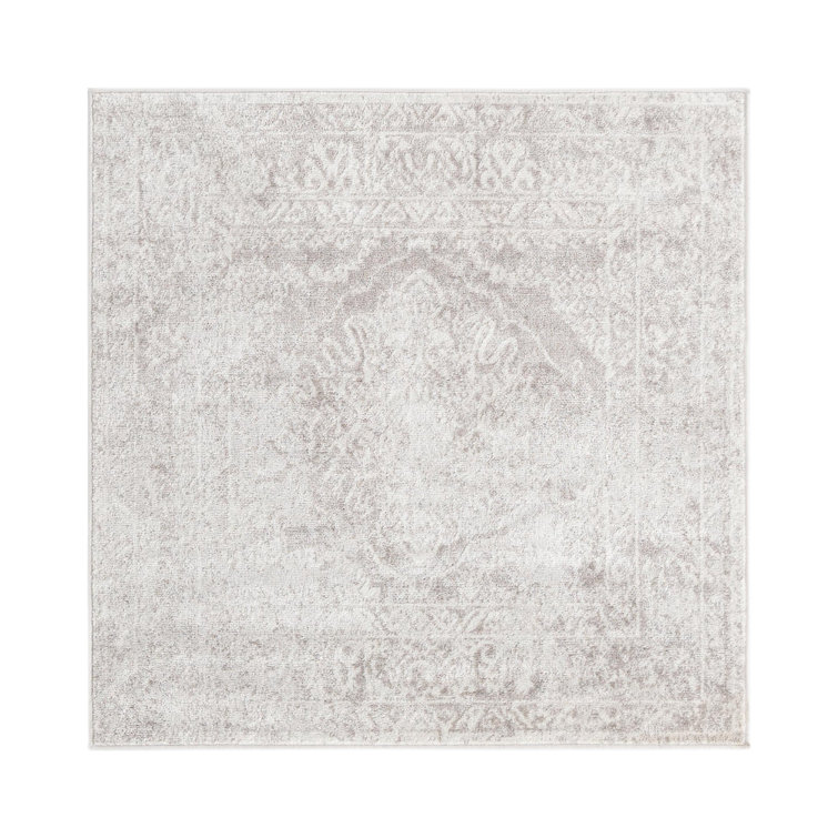 Audres Oriental Gray/Ivory Area Rug