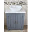 Rodarte 650mm Single Bathroom Vanity with Vessel Ceramic Basin-40568333-40568206
