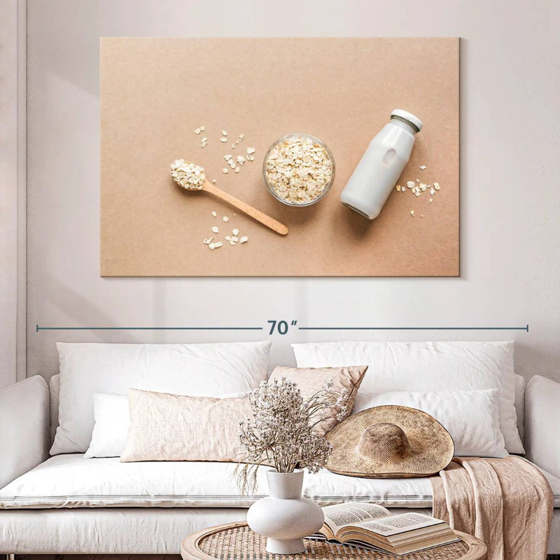 Oat Milk, 34" H x 51" W