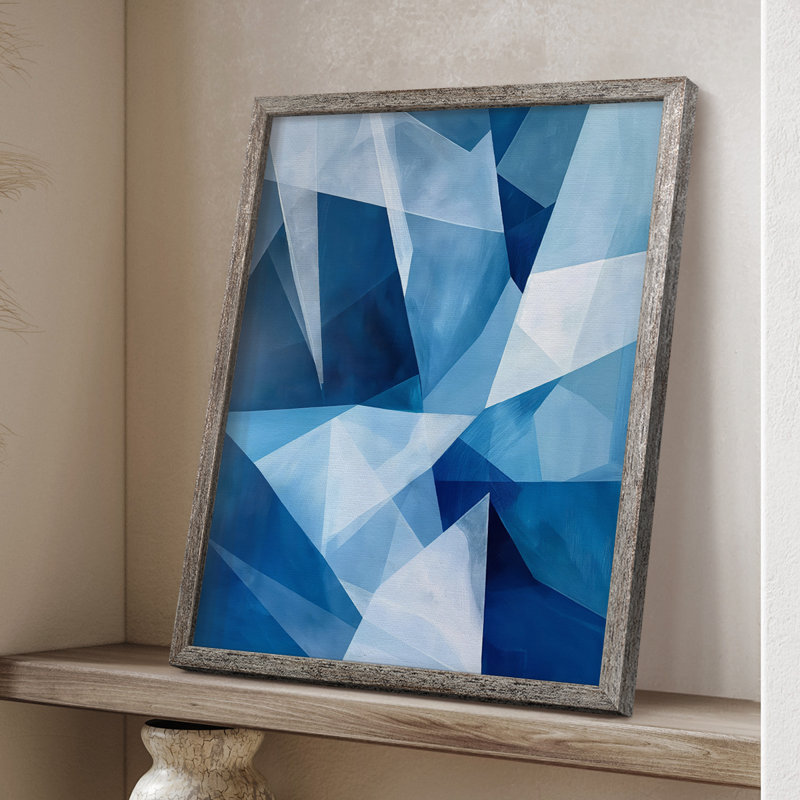 Reproduction encadrée ABSTRACT Series XC III - bois massif, H 11 po x l 9 po