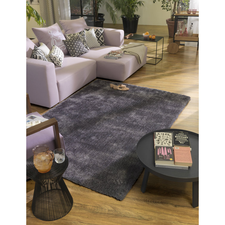 Square Soft Solid Colour Hand Woven Area Rug