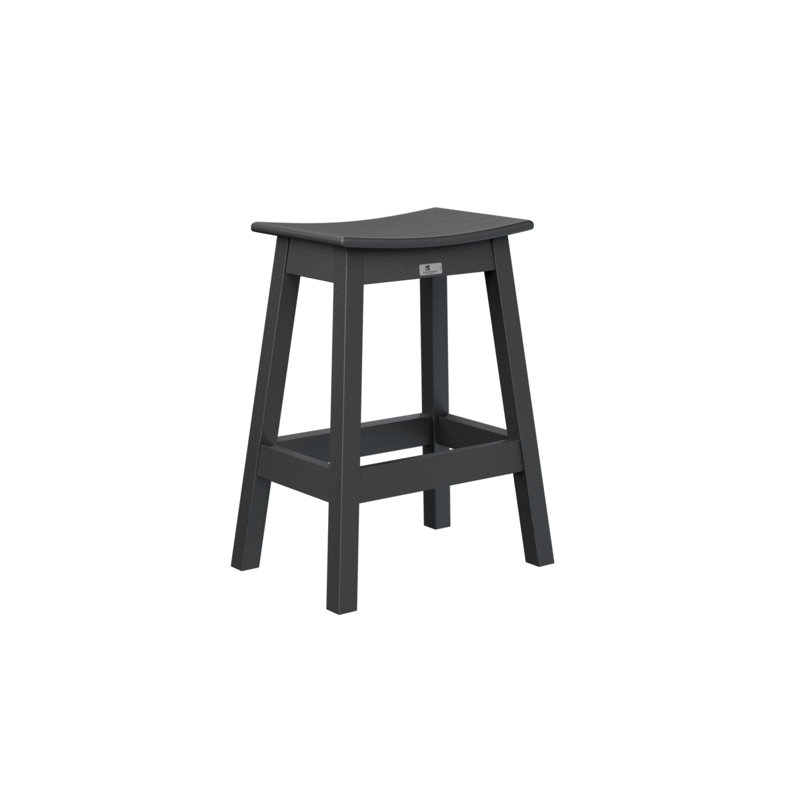 Tabouret de comptoir berlinois Berlin, Noir, 24.75"