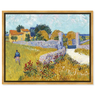 «Farmhouse in Provence» par Vincent Van Gogh - peinture sur toile