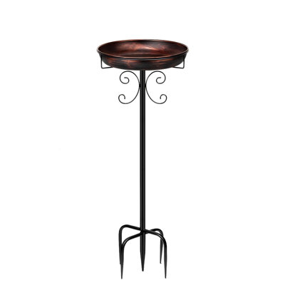 Metal Bird Bath For Outside