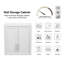 Armoire de salle de bain murale H 26 "avec tablette réglable Coster-355966899-396684366