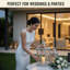 3 Piece Wood Floor Lantern Set