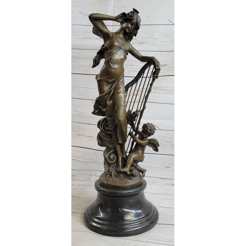 Statue de fée Zivon Art Deco