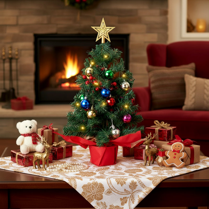 1.87' H Artificial Pine Christmas Tree