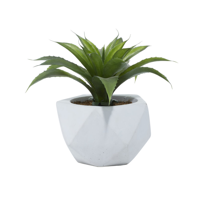 9,75 po plante à feuillage artificiel dans un vase