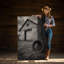 Impression sur toile Texas Barn - décoration murale étoile rustique solitaire - Western Country Farmhouse-322395544