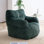 Fauteuil à billes en velours côtelé doux et moelleux rempli d'éponge à mémoire de forme