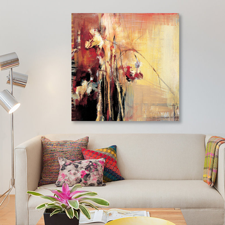 «Intangible II», reproduction sur toile, H 12 po x l 12 po x P 0,75 po, Pas de tapis, Toile tendue