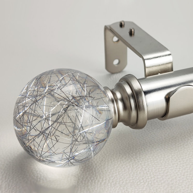 Largeur totale du Ziarra, 36" - 72", Nickel brossé