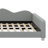 Upholstered Daybed With Cloud-Shaped Backrest-861913845