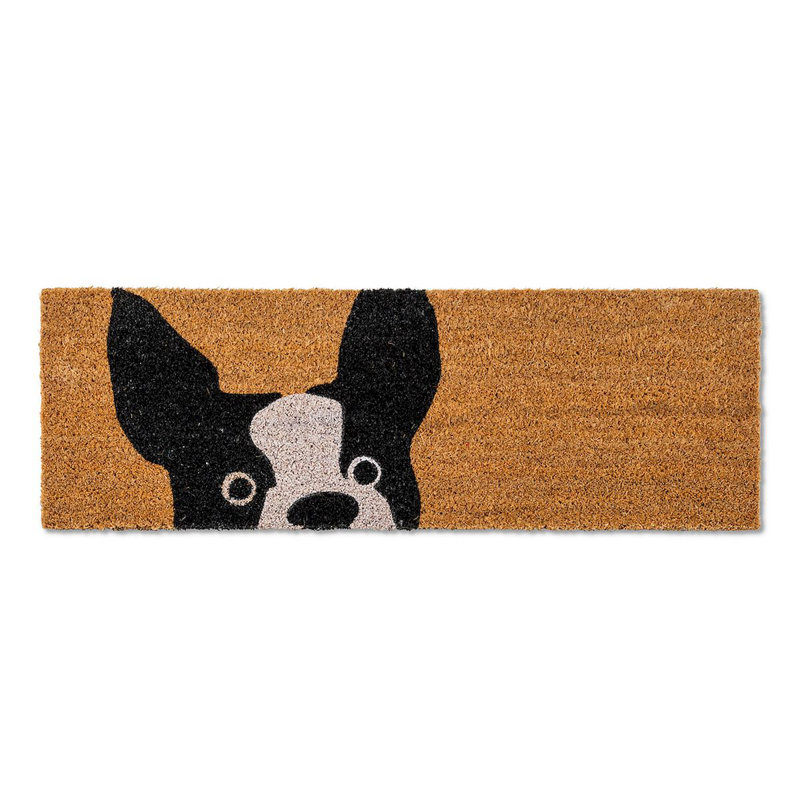 Tapis d'extérieur pour chien Dreyken Peeking, H 1 po x l 10 po x L 30 po, Brun / noir
