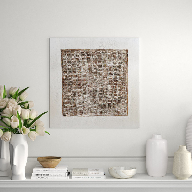 Beyond The Moment I Glitter Print by Beverly Fuller, Glass Coat