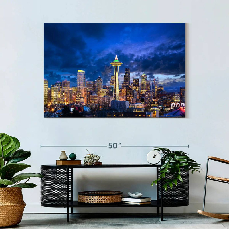 Sireci Space Needle Standout, 32" H x 48" W