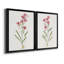 Delicate Pink I - ensemble de 2 reproductions d'art sur toile encadrées-61455389-61455387