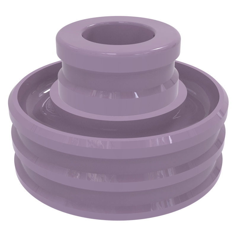 1.75'' H Brass Tabletop Tealight Holder, Lavender