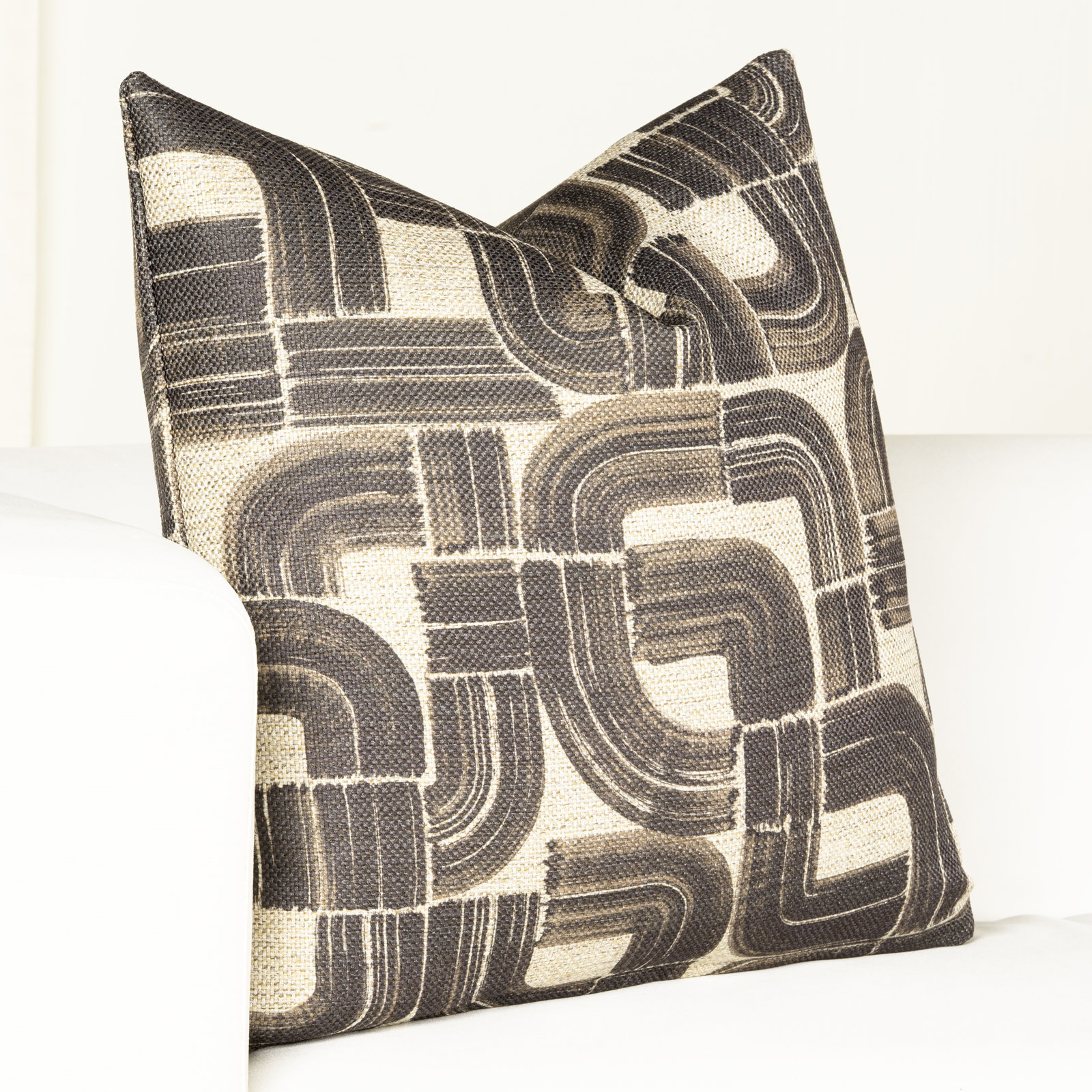 Throw Pillow, Bark, 18" x 18", Feather