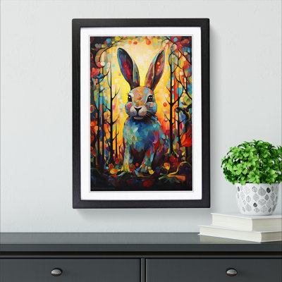 Rabbit Abstract No.4 - Framed Print