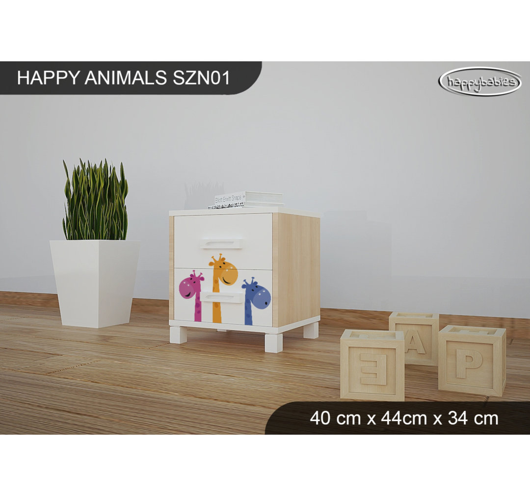 2 Drawer Nightstand