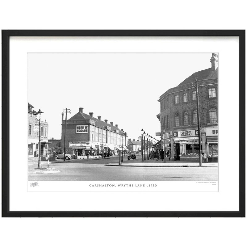 Carshalton, Wrythe Lane C1950 by Francis Frith - Single Picture Frame Print, 28cm H x 36cm W x 2.3cm D