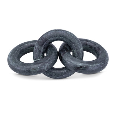 Rings Marble Decorative Object