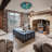 3-light Dimmable Tiffany Ceiling Light