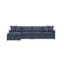 Kelsey Fabric 3 Pc Sectional-1479631430