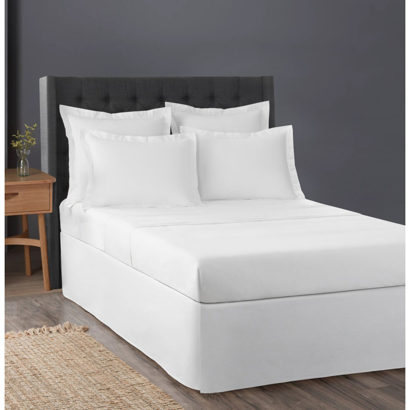 Organic Cotton Blend Standard Sham Set, Euro, White