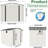 8x6 Ft, Metal Garden Tool Storage Shed, Lockable, Sealed Roof, No Fading, Balcony - Side Window, Lockable Door, Waterproof, Material, Modular, Fast Setup