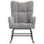Chaise berçante en velours Khennedi-2140516102